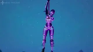 Fortnite SPARKLE SKULL Skin GAMEPLAY (leaked skin gameplay)