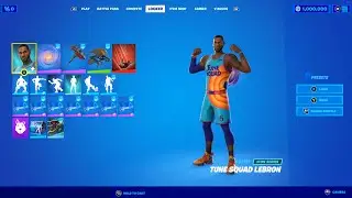 Fortnite LeBron James 'Space Jam' Skin Leaked in Game Emote Showcase! (Lebron James x Fortnite)