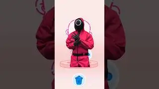 How to make squid game guards in avatar world#avatarworld#squidgame#gaming#shorts#tocaboca#short#fyp
