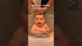 Bebeğinizi yıkarken suyun &ccedil;ok sıcak olup cildini yakmasından veya soğuk olup &uuml;ş&uuml;tmesinden korkmayın