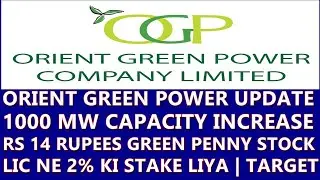 Orient Green Power Latest News | Orient Green Power Share Price Target | Orient Green Power Share