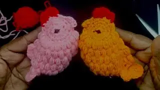 How to make woolen chicken.new wool design