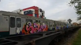 Ret metro Type-T nabij Waalhaven