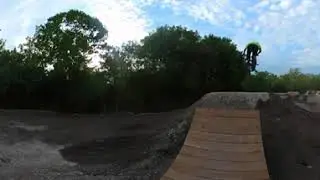 @eastonbaugher678 at @clevelandmetroparks cliffs bike park  jump line before the gaps got filled.