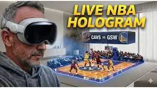 Apple Vision Pro NBA: просмотр прямой трансляции 3D-голограммной игры