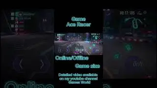 Ace Racer game| Review|  Online or Offline| Gameplay