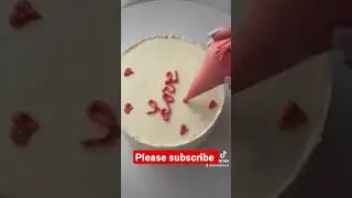 bento cake hearts design tutorial