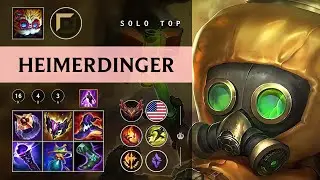 Heimerdinger Top vs Draven - NA Grandmaster Patch 26.01
