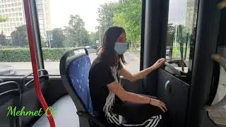 Neuer Fahrer wird auf Linie angelernt mit 1629(MAN)