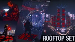 Beerkus &mdash; Set 001 &middot; Rooftop &middot; Cyberpunk City, Chongqing