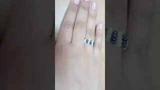 Handmade Beaded Finger Ring 💍 | Seed Bead Ring Design #mokshidesigns #shorts #diy