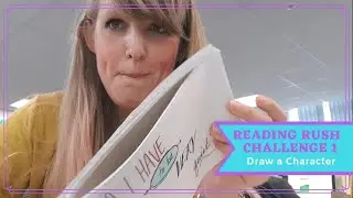 READING RUSH CHALLENGE Day 1: Draw a Book Character