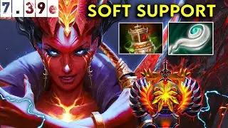 Queen Of Pain Immortal Soft Support Insane Support - Dota 2 Patch 7.39e Pro Pub Gameplay