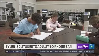 East Texas students adapt to classroom life under statewide phone ban
