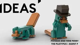 Lego Ideas | PHINEAS AND FERB PERRY THE PLATYPUS | AGENT P | #shorts