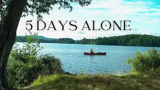 Heavy Winds on Big Trout Lake | 5 Days Solo Camping in Algonquin - THE BIG TROUT LOOP