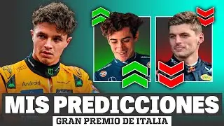 Mi PREDICCI&Oacute;N GRAN PREMIO DE ITALIA 2024 DE F&Oacute;RMULA 1 | Rub&eacute;n Canales #F1 #ItalianGP
