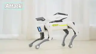 Robot Caine Inteligent iUni 8006 cu Bile din Hidrogel, Expandabile in apa, 25+ Functii Interactive
