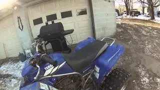 Yamaha blaster with fmf powercore 2