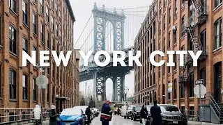 New York City Walk in Dumbo Brooklyn after Snow | NYC Virtual Walk | USA Travel Guide 4K 60fps
