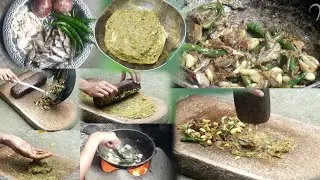 🥣 গ্রাম বাংলার শিলপাটায় তৈরি শুকটি ভর্তা | Village Style Shukti Vorta | গ্রামের খাঁটি স্বাদ