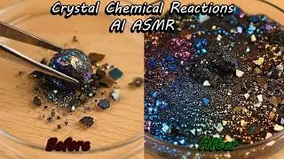 Crazy Crystal Chemical Reactions! | Satisfying Crystal Growth AI ASMR
