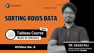 V9 : Sorting Rows Data  | Complete Tableau Course in Hindi NEW