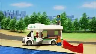 Lego City | Great Vehicles | 60057 | Camper Van | Lego 3D Review