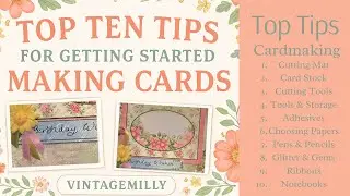 Top 10 Cardmaking Tips for Beginners Essential Tools, Techniques & Easy Crafting Ideas.