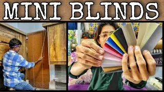 Window Blinds || How to Install Aluminum Blinds and Mini Blinds  in Kitchen || Mr Salesman