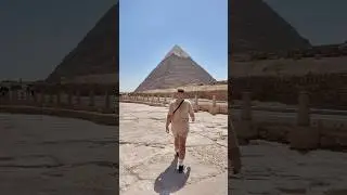 Walking Up to the Great Pyramid of Giza | Cairo, Egypt