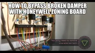 Как обойти сломанную заслонку с помощью платы зонирования Honeywell