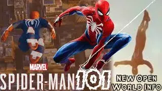 Spider-Man PS4: 101 - NEW Open World Info!!! IMPROVED Dive Bomb, Air Tricks, & More!!!
