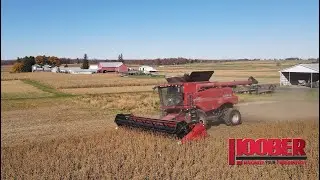Penn State University Agronomy Case IH 6150 Soybean Harvest