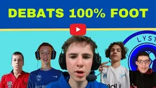 LIVE DEBATS 100% FOOT AVEC TOUTES LA TEAM ET @Lystea Foot