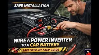 How to Wire a Power Inverter to a Car Battery (Safe Step-by-Step Guide)