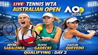 LIVE TENNIS WTA Australia Open 2026 🎾Qualification Round Day 2