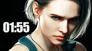 Resident Evil 3 Remake Demo Speedrun 1:55 PB PC 60fps