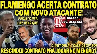 PROJETO COM LUÍZ HENRIQUE! FLAMENGO ACERTA COM ATACANTE! JOGADA DE MESTRE! DIRETORIA TOMOU DECISÃO 