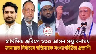 প্রাথমিক জরিপে ১৩০ আসন সম্ভাবনাময়, জামায়াত নির্বাচনে স্বস্তিদায়ক সংখ্যাগরিষ্টতা প্রত্যাশী। Jamaat
