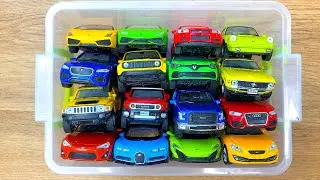 Sports, SUVs, Sedan And Minivans Diecast Cars From A Huge Box