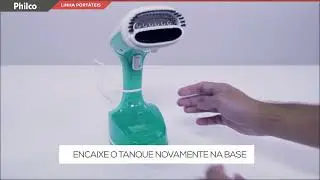 Passadeira a Vapor Philco Port&aacute;til | Instru&ccedil;&otilde;es para primeiro uso