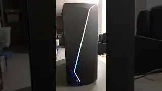 DIYPC S2-BK-RGB Mid Tower Gaming Case | Tempered Glass Side Panel | RGB Front Panel LEDs | NewEgg