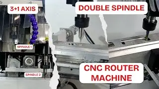 Double Spindle Aluminum Profile Cnc Router Machine | High-Speed Aluminium CNC Router Machine