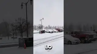 La Nieve Cubre Todo! ❄️ Mira Este Paisaje Incre&iacute;ble