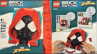 Miles Morales Lego Brick Sketches