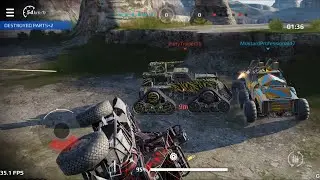 Crossout league :- A 6 VS 6 tank demolition match 