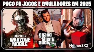 POCO F6 contra JOGOS e EMULADORES em 2025! | MELHOROU A PERFORMANCE?