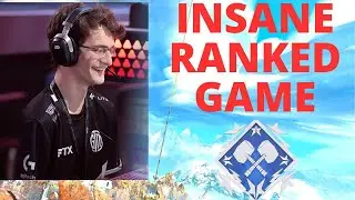 *INSANE GAME* TSM VERHULST  DROPS 4.5K DAMAGE IN APEX PRED RANKED WITH ALBRALELIE AND REPS