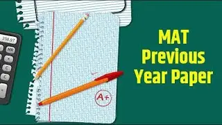 MAT Previous Papers PDF Download | Management Aptitude Test Model Papers
